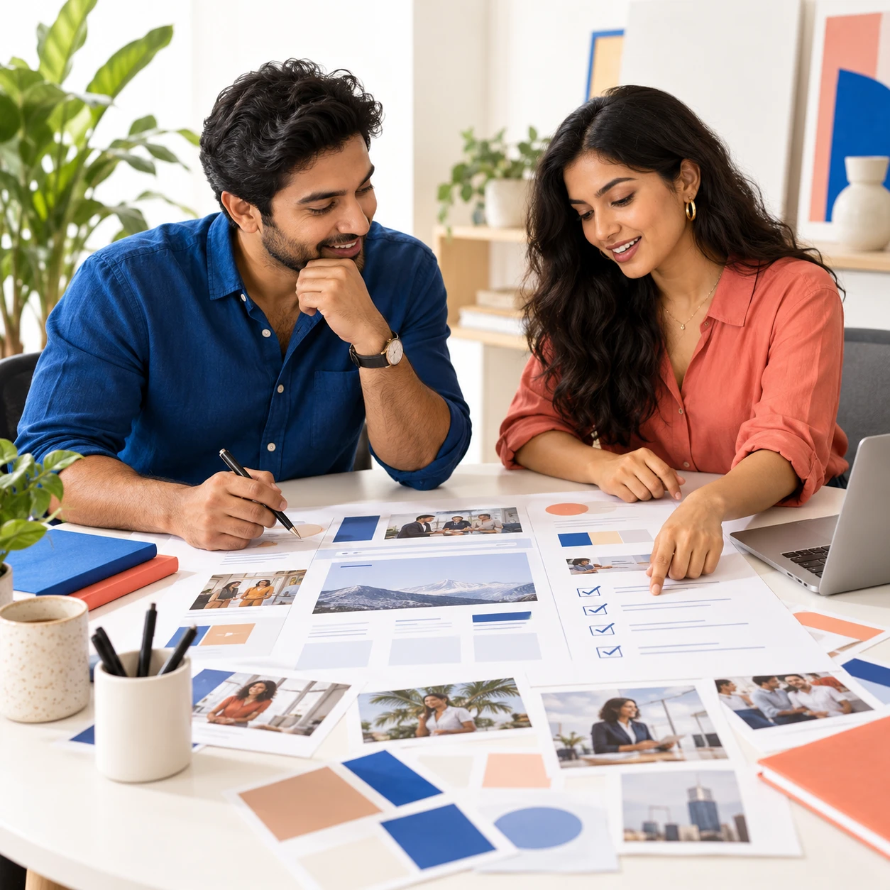 Discussing business goals and a requirements checklist